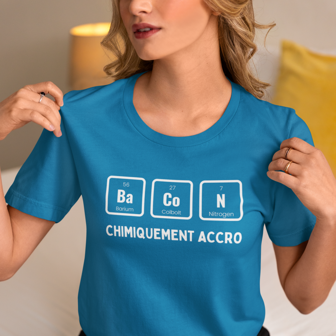 Chimiquement accro au bacon - T-shirt