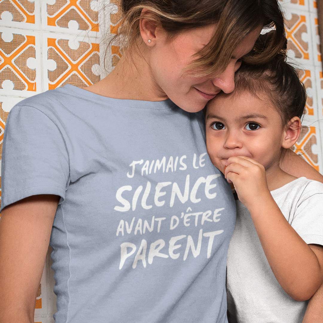 J'aimais le silence avant d'être parent - T-Shirt