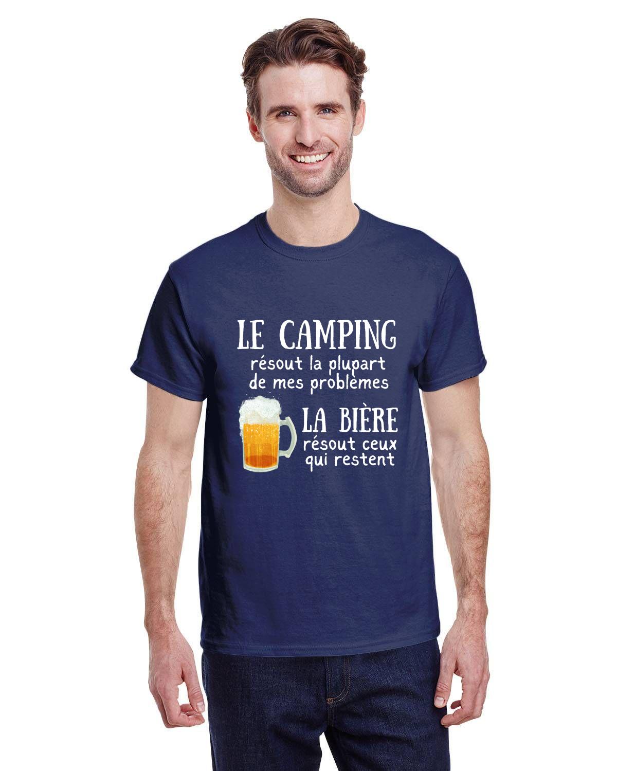 Avec le camping et de la bière, il n'y a plus de problème !